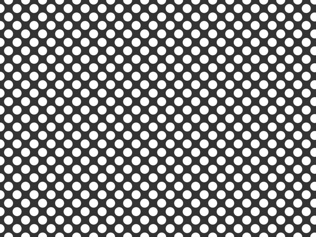 Perforated steel decking. Round holes decking. Perforated metal decking